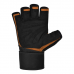 RDX L4 Open Finger Weightlifting Gym Gloves - Black / XL