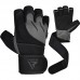 RDX L4 Open Finger Weightlifting Gym Gloves - Black / XL