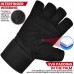 RDX L4 Open Finger Weightlifting Gym Gloves - Black / XL