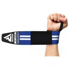 RDX W4 Wrist Support Wraps for Weight Lifting - Blue