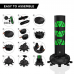 RDX KT Ronin 6ft Green Free Standing Target Punch Bags With Mitts Set - Green