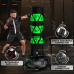 RDX KT Ronin 6ft Green Free Standing Target Punch Bags With Mitts Set - Green