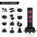 RDX KT Ronin 6ft Pink Free Standing Target Punch Bags With Mitts Set - Pink