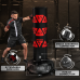 RDX KT Ronin 6ft Red Free Standing Target Punch Bags With Mitts Set - Red