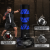 RDX KT Ronin 6ft Blue Free Standing Target Punch Bags With Mitts Set - Blue
