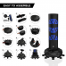 RDX KT Ronin 6ft Blue Free Standing Target Punch Bags With Mitts Set - Blue