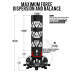 RDX KT Ronin 6ft white Free Standing Target Punch Bag With Mitts Set - White