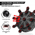 RDX F9 6ft Adults Free Standing Punch Bag With Bag Mitts For Training u0026 Workout Set - Grey