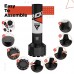 RDX R8 4ft Kids Free Standing Punch Bag Grey With Gloves For Training u0026 Workout Set - Red