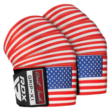 RDX AMERICAN FLAG K1 ELASTICATED KNEE COMPRESSION BANDAGE WRAPS OEKO-TEX® Standard 100 certified