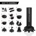 RDX F6 6ft Kara Free Standing Punch Bag With Mitts Set - Black