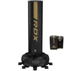 RDX F6 6ft Kara Free Standing Punch Bag With Mitts Set - Golden