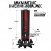 RDX F6 6ft Kara Free Standing Punch Bag With Mitts Set - Red