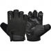 RDX T2 Weightlifting Half Finger Gym Gloves - Brown / XL