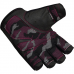 RDX T2 Weightlifting Half Finger Gym Gloves - Brown / XL