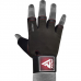 RDX T2 Weightlifting Half Finger Gym Gloves - Brown / XL