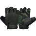 RDX T2 Weightlifting Half Finger Gym Gloves - Brown / XL