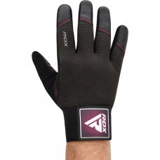 RDX T2 WEIGHTLIFTING FULL FINGER GYM GLOVES - Pink / S