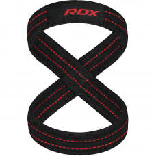 RDX weight lifting 8 Figure Strap - Red / M