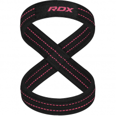 RDX weight lifting 8 Figure Strap - Pink / S