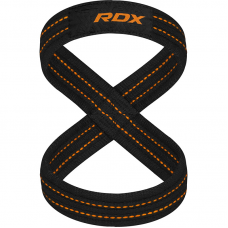RDX weight lifting 8 Figure Strap - Orange / L