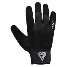 RDX W1F Full Finger Gym Workout Gloves - Black / L
