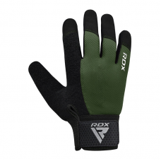RDX W1F Full Finger Gym Workout Gloves - Army Green / XL