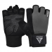 RDX W1H Gym Workout Gloves - Red / S