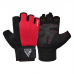 RDX W1H Gym Workout Gloves - Red / S