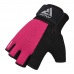 RDX W1H Gym Workout Gloves - Red / M