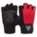 RDX W1H Gym Workout Gloves - Red / M