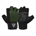RDX W1H Gym Workout Gloves - Red / M