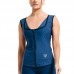 RDX W2 Women Sweat Vest With Zipper REACH OEKO TEX 100 Certified - Blue / S
