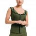 RDX W2 Women Sweat Vest With Zipper REACH OEKO TEX 100 Certified - Grey / 2XL