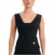 RDX W1 Women Sweat Vest Without Zipper - Black / 2XL