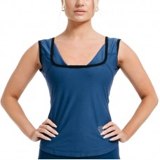 RDX W1 Women Sweat Vest Without Zipper - Blue / M