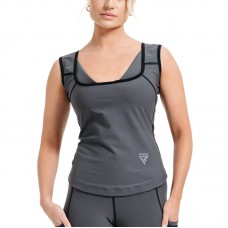 RDX W1 Women Sweat Vest Without Zipper - Grey / XL