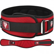 RDX RX4 Weightlifting Belt - Red / L