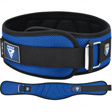 RDX RX4 Weightlifting Belt - Blue / M
