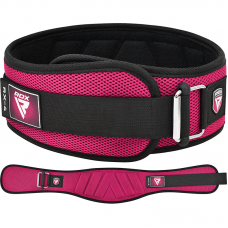 RDX RX4 Weightlifting Belt - Pink / XS