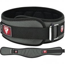 RDX RX4 Weightlifting Belt - Grey / M