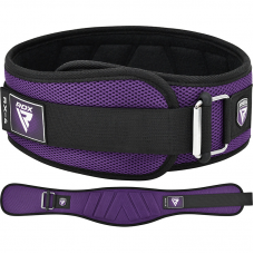 RDX RX4 Weightlifting Belt - Purple / S