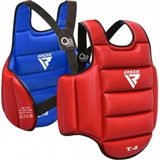 RDX T2 Karate Chest Guard - S/M / RedBlue