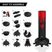 RDX F9 5FT ADULTS FREE STANDING PUNCH BAG WITH BAG MITTS - Grey