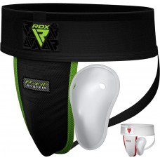 RDX H1 Groin Guard support with Gel Cup - L / BlackGreen