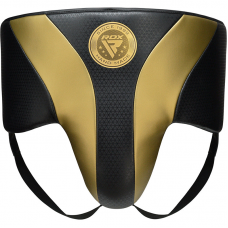 RDX L1 Mark Pro MMA Training Groin Guard Ce Certified - M / BlackGolden