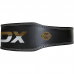 RDX 4 Inch Leather Weightlifting Gym Belt - M / BlackGolden