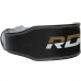 RDX 4 Inch Leather Weightlifting Gym Belt - M / BlackGolden