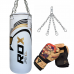 RDX PB 2ft 3-in-1 Kids Punch Bag u0026 Gloves Set - Filled