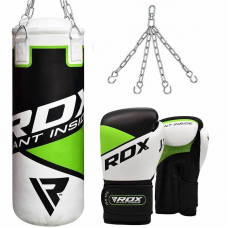 RDX R8 2ft 3-in-1 Kids Punch Bag u0026 Gloves Set - Unfilled